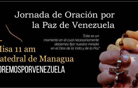 Prière de solidarité pour le Venezuela de la part 