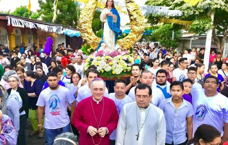 Celebrando a la Purisima en Nicaragua