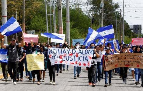 Una manifestación en Nicaragua